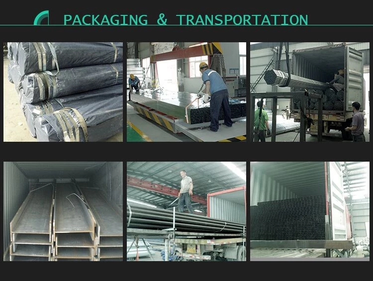 factory price erw carbon black rion square and rectangular tube